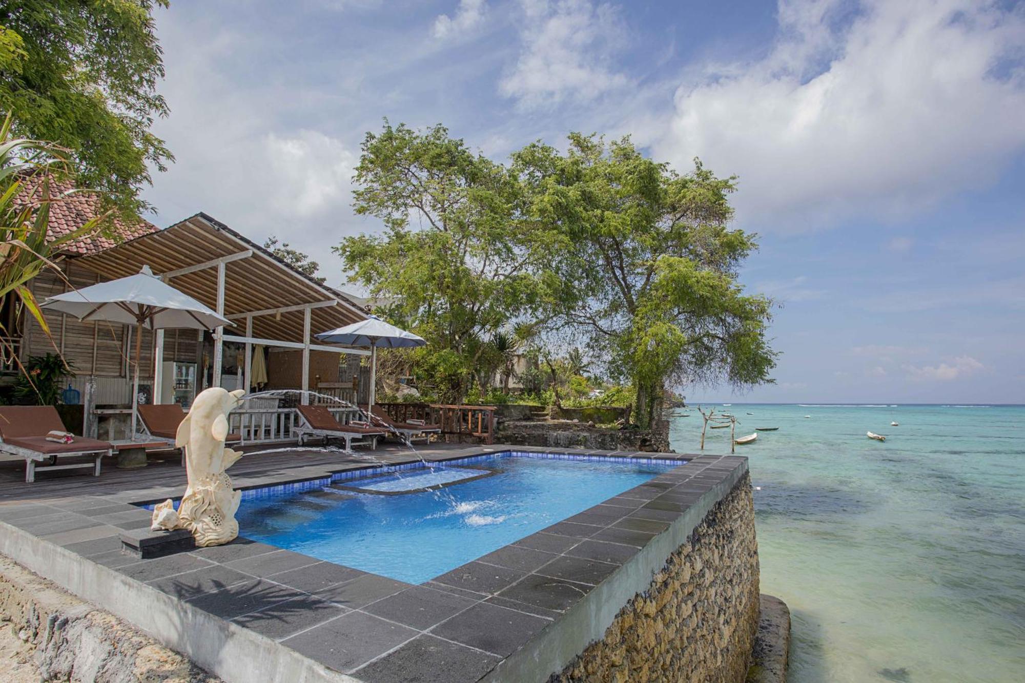 Wooden Beach Sunset Cottages Lembongan Eksteriør billede