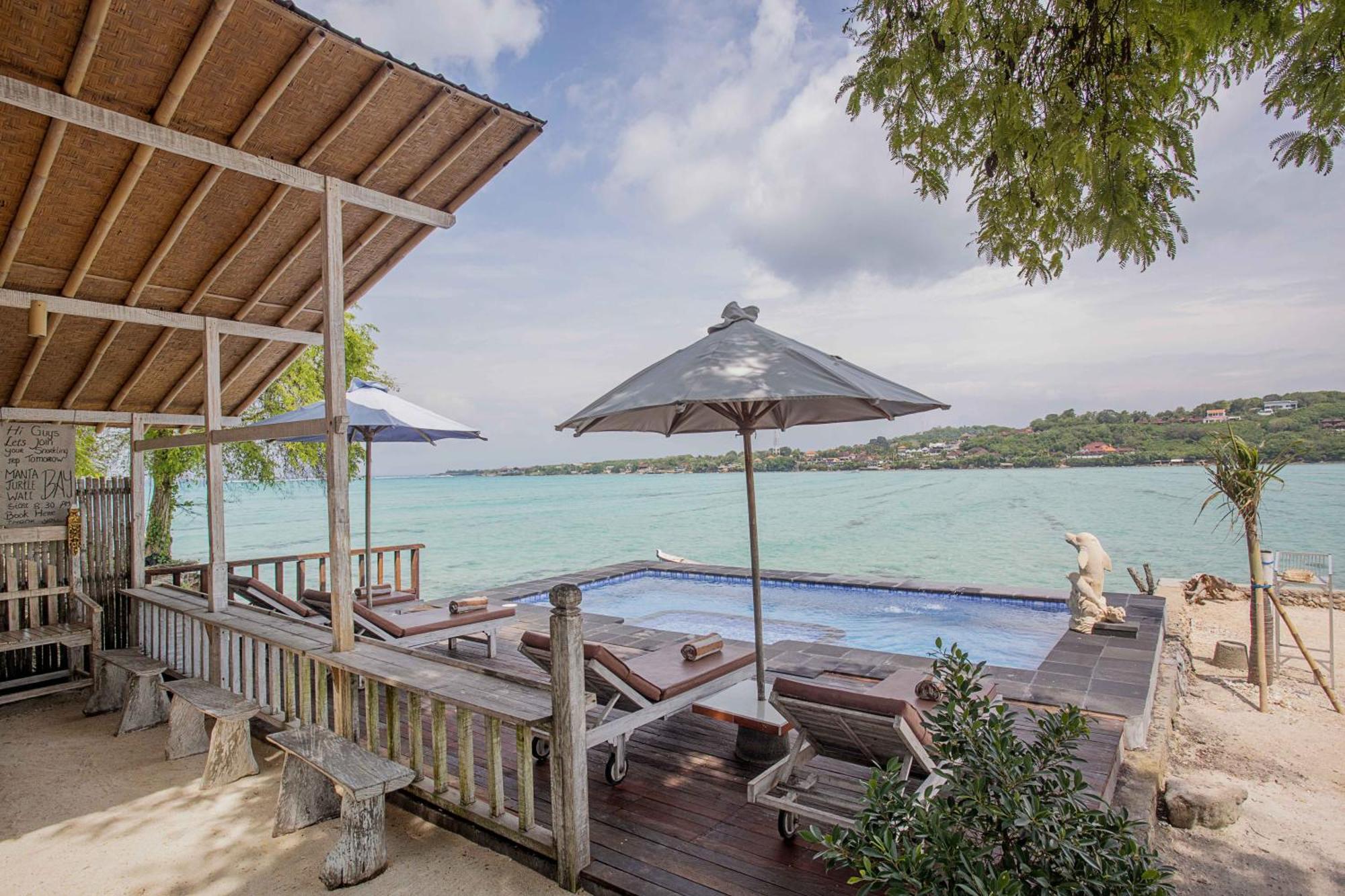 Wooden Beach Sunset Cottages Lembongan Eksteriør billede