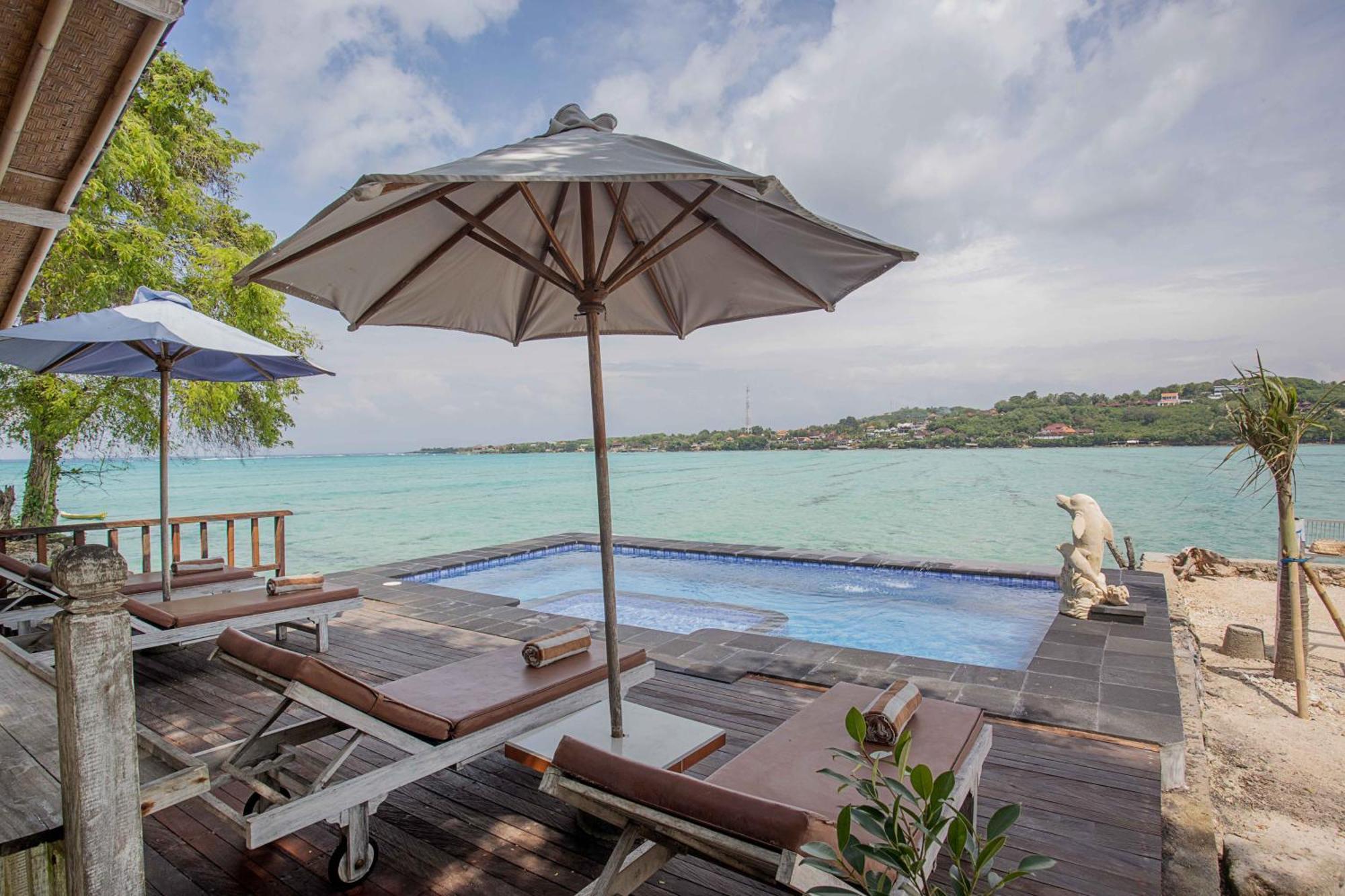 Wooden Beach Sunset Cottages Lembongan Eksteriør billede